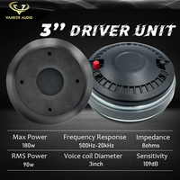 Vander Audio HF Titanium 3 pouces Voice Coil Compression Tweeter Haut-parleur Driver Unit driver 2 inch Exit