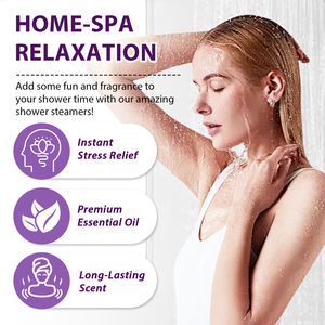 Bom Mandi Label Pribadi Khusus 16 Buah, Alami Organik Lavender Aromaterapi, Tablet Uap Mandi untuk Relaksasi <span class=keywords><strong>Spa</strong></span> di Rumah - Product Image 5