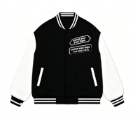 Vestes de baseball pour hommes en cuir sur mesure avec broderie chenille, vêtements de baseball pour hommes, vestes varsity avec logo personnalisé