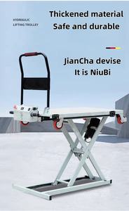 अंतिम स्थायित्व और ताकत के लिए प्रबलित स्टील फ्रेम हाइड्रोलिक लिफ्ट ट्रॉली - Product Image 4