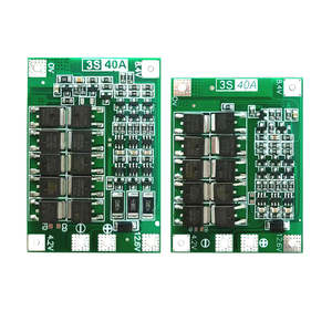 Scheda di protezione PCM 3S 40A per batterie agli ioni di litio 18650 da 12.6V con bilanciamento e ottimizzazione della carica - Product Image 1