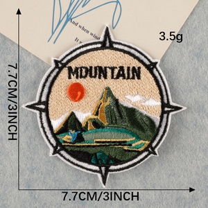 Nhà sản xuất thiết kế tùy chỉnh-thực hiện phù hiệu có thể giặt và ủi quần áo mũ với Thêu cảm thấy vải tùy chỉnh kích thước - Product Image 3