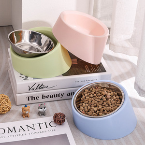 Xiyue - Tazón para perros y gatos, PP, antideslizante, diseño inclinable antivuelco para alimentación de mascotas - Product Image 2