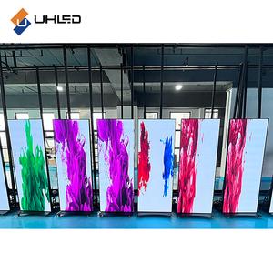 Écran d'affichage LED mobile d'intérieur UHLED P2.5 4G WIFI écran d'affichage vidéo LED publicitaire sans fil polychrome HD - Product Image 5