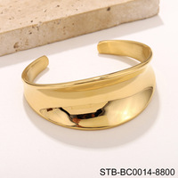 Brazalete Fanke de Acero Inoxidable 316L para Mujer, Joyería Moderna de Alta Gama, Novedades de Primavera 2025, Venta al Por Mayor