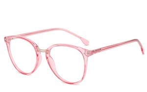 New Round Frame Retro Myopia Anti-Blue Light Blocking <strong>Glasses</strong> for Diamond <strong>Face</strong> <strong>Shape</strong> Reading - Product Image 3