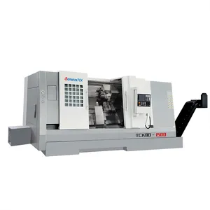 Metal Lathe Factory Supplier CNC Lathe Inclined bed type TCK80