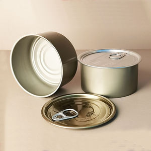 Hojalata de aluminio personalizable, bote de grado alimenticio, <span class=keywords><strong>sardina</strong></span> de Metal vacía, pescado, goma de mascar, sándwich, pan, comida <span class=keywords><strong>para</strong></span> bebés, fideos, gelatina - Product Image 5