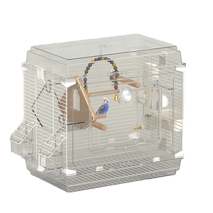 Thêm lớn trong suốt thân thiện với môi LỒNG CHIM nút rắn Vẹt thiết kế cung cấp không gian rộng rãi xem nhựa - Product Image 5