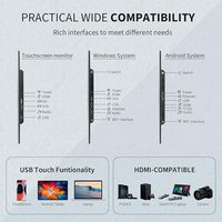 Nouvel écran tactile Android 11 de 23,8 pouces, tablette 16:9 FHD 1080P WiFi et BT, haut-parleurs intégrés, noir, RK3568, 2 Go de RAM, 32 Go de ROM