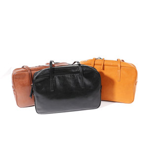 Bolso Tote de Cuero Vacuno con Cremallera, Bolso de Mano de Cuero Genuino y Algodón, Estilo Vintage de Moda para Mujer, Verano 2025, SHI <span class=keywords><strong>SHAN</strong></span> YUAN SSY-H1092 - Product Image 2