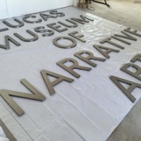 Letrero de Letras Grandes de Acero Inoxidable 316 Cepillado y Duradero |   Identificación Personalizada para Embarcaciones Marítimas, Uso Interior/Exterior, 3 Años