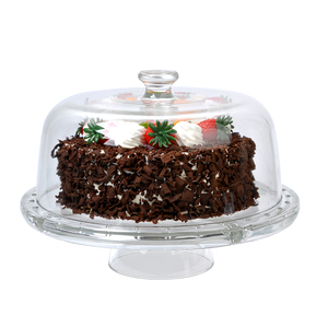 `Wholesale Handmade Lead Free <strong>Cake</strong> Cover With Compote <strong>Glass</strong> Stand Set 10inch <strong>Glass</strong> <strong>Domes</strong> - Product Image 6