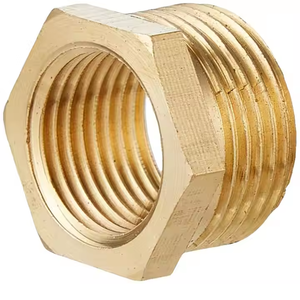 Raccord de tuyauterie en laiton durable, adaptateur réducteur femelle 22 mm, usiné CNC, filetage de haute précision pour les systèmes de fluides industriels, gaz et eau - Product Image 3