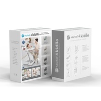 Chaise de croissance multifonctionnelle Kidilo Table à manger et chaise pliables pour bébé à usage domestique en plastique durable