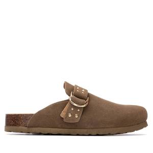 Donna Sabot 175008 Taupe Clogs 39 2.5 Cm Heel - Product Image 1