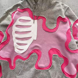 Venta al por mayor Sudadera con capucha ponderada Sudadera con capucha de felpa para adultos - Product Image 3