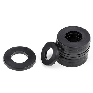 Rondelles plates en nylon Hao Jin M8 noires isolantes pour pièces de machines agricoles - Product Image 1