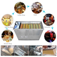 Mvckyi 8 Moule Brésil Ataforma Congélation Rapide Ice Lolly Stick Maker Fruit Milk Popsicle Machine de Fabrication