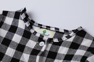 Ropa para Bebés y Mujeres, Vestidos Casuales para Niñas, Hermoso Vestido a Cuadros de Manga Larga de China - Product Image 5