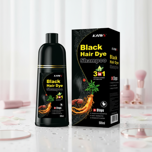 Nuova Crema Colorante per Capelli <span class=keywords><strong>Permanente</strong></span> <span class=keywords><strong>Senza</strong></span> <span class=keywords><strong>Ammoniaca</strong></span>, di Grado Premium, Nero e Marrone, 500ml, Facile Applicazione - Product Image 6