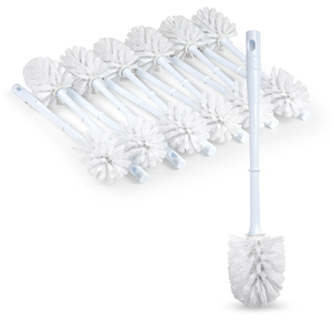 Set di Spazzole per WC in Plastica Bianca, Durevoli e Riutilizzabili, per Pulizia Domestica - Product Image 1