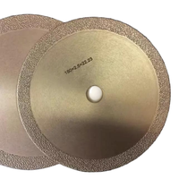 Disque de coupe et de meulage diamanté brasé sous vide de haute qualité pour carreaux de marbre et de granit, avec meuleuse d'angle