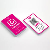 Carte NFC programmable en plastique CR80 avec code QR à scanner NFC 213 215 216 Review NFC Card