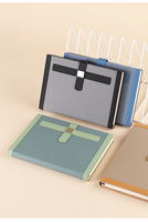 Carnet personnalisable à boucle créative pour professionnels et étudiants – Design contrasté aux couleurs fraîches, impression de logo disponible