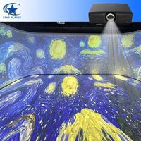Proyector DLP Inmersivo de Nueva Tecnología STAR PLAYER SPIM-01, Pantalla LED, Simulador de Vuelo 5D 9D 12D