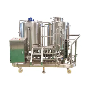 Kit de brassage domestique Tiantai 200L empilé en acier inoxydable à double paroi glycol chemisé manway le prix de la cuve de fermentation de la bière