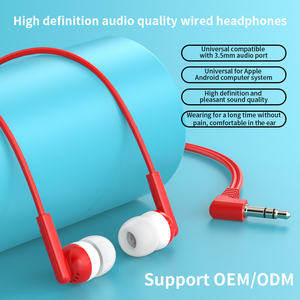 Flexibele 3.5Mm Bedrade Muziekkleur Abs Oortelefoon Met In-Ear Functie Bedrade Oortelefoon Voor Telefoon - Product Image 3