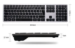 Clavier sans fil Bluetooth ergonomique personnalisé Magic ABS Standard 109 touches pour Mac - Product Image 5