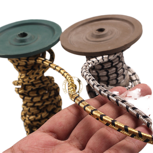 Meilleur prix, nouveau cordon tressé pour uniforme de cérémonie, motif plat, torsadé, fil métallique enduit, taille et couleur personnalisées, vêtements - Product Image 1