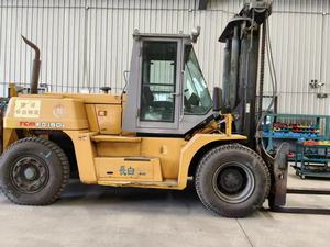 Good Working Condition Japan TC-M FD160 Used 16 Ton <b>Forklift</b>, Durable Diesel Engine For Oversized Cargo Handling - Product Image 2