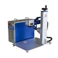 Machine de marquage et d'impression laser à fibre métallique CNC de bureau haute précision 0,001 mm, refroidie par air, 20W/30W/50W/60W, avec garantie de 3 ans
