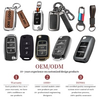 Porte-clés élégants au design tendance, logo personnalisé, chaîne en métal durable pour porte-clés, cadeau d'affaires, prix de gros