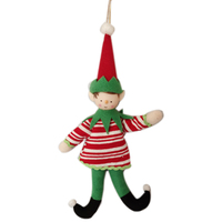Peluche de conte de fées de noël personnalisé, 50 pièces, petit aide, elfe vert de noël, jouet