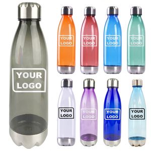 Bouteille d'eau en plastique Tritan avec logo personnalisé, bouteille d'eau de sport 350 500 700 ml, bouteille d'eau sans BPA, cadeau promotionnel - Product Image 1