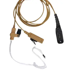 2 Wire Surveillance Kit Earpiece Headset Headphone For DGP5050e DGP8550e DGP8000 DGP8050 DGP5550 Digital Walkie Talkie