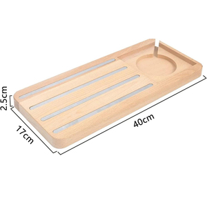 FSC BSCI personnalisé enfants enfants mural couleur Beige 60 tonies bois de hêtre massif Toniebox boîte à musique étagère - Product Image 6