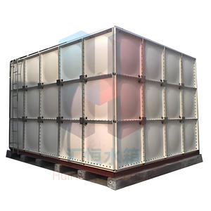 Tanque de agua FRP para piscina, tanque de agua comercial de plástico reforzado con fibra de vidrio para almacenamiento de agua industrial y doméstico - Product Image 1