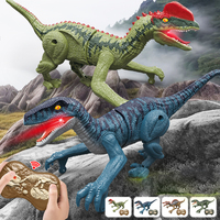 Nouvelle télécommande sans fil intelligente 2.4G 5 canaux Simulation son lumière électrique Velociraptor jouet