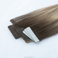 Vendeur chaud 100% extensions de cheveux humains trame papillon trame génie avec trou 12A Remy cheveux humains trame papillon Double dessiné