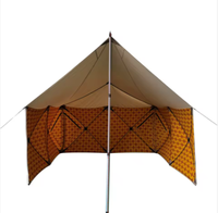 Pare-vent personnalisé pour pique-nique/barbecue + camping |   Paravent stable pour tentes et sites