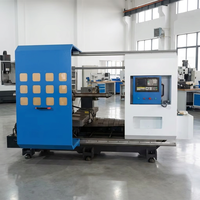 Machine de tournage à lit incliné CNC automatique Lang Ruixing pour le traitement de l'aluminium et du cuivre, roue simple, acier inoxydable, 7,5 kW, 220 V, 1