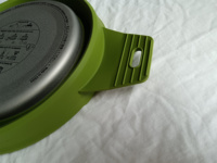 Grand pot de camping en silicone résistant à la chaleur pour réchaud de camping