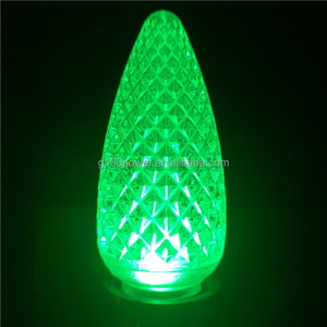 전문 품질 C9 크리스마스 조명 <span class=keywords><strong>LED</strong></span> 전구 반짝임 녹색 교체 전구 - Product Image 3