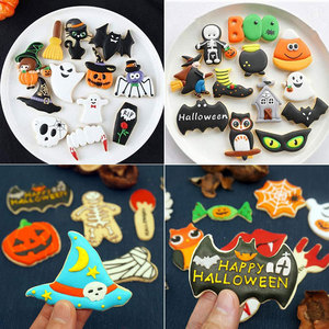 Moules à biscuits en acier inoxydable de 20 ans, en forme de hibou fantôme, de chauve-souris, <span class=keywords><strong>emporte</strong></span>-pièces en métal pour Halloween - Product Image 6