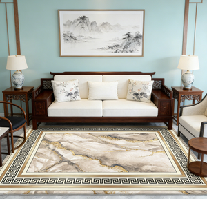 Alfombra de Oración Moderna Hecha a Máquina, Suave, Agradable al Tacto, Ecológica, Antideslizante, de Poliéster, Fácil de Mantener - Product Image 1